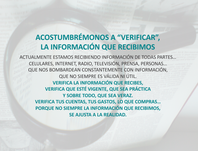 Acostumbrémonos a 